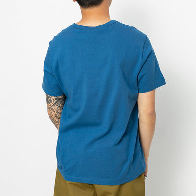 Champion Small C logo Crew Tee - Teal Blue