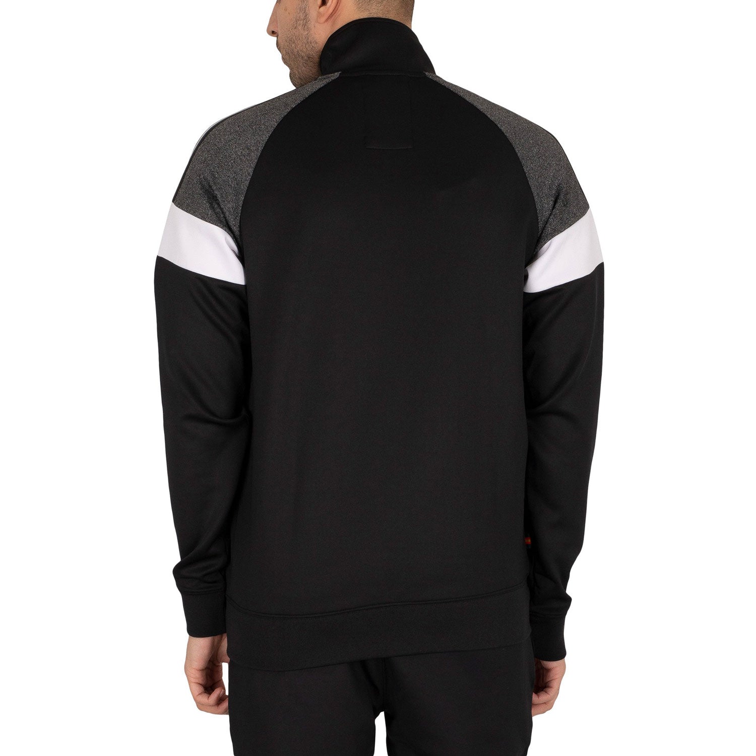 Luke Kaz 3 Funnel Neck Tracktop - Jet Black