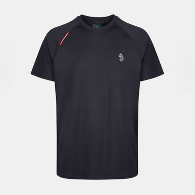 Luke Crunch Performance Jersey Tee - Jet Black