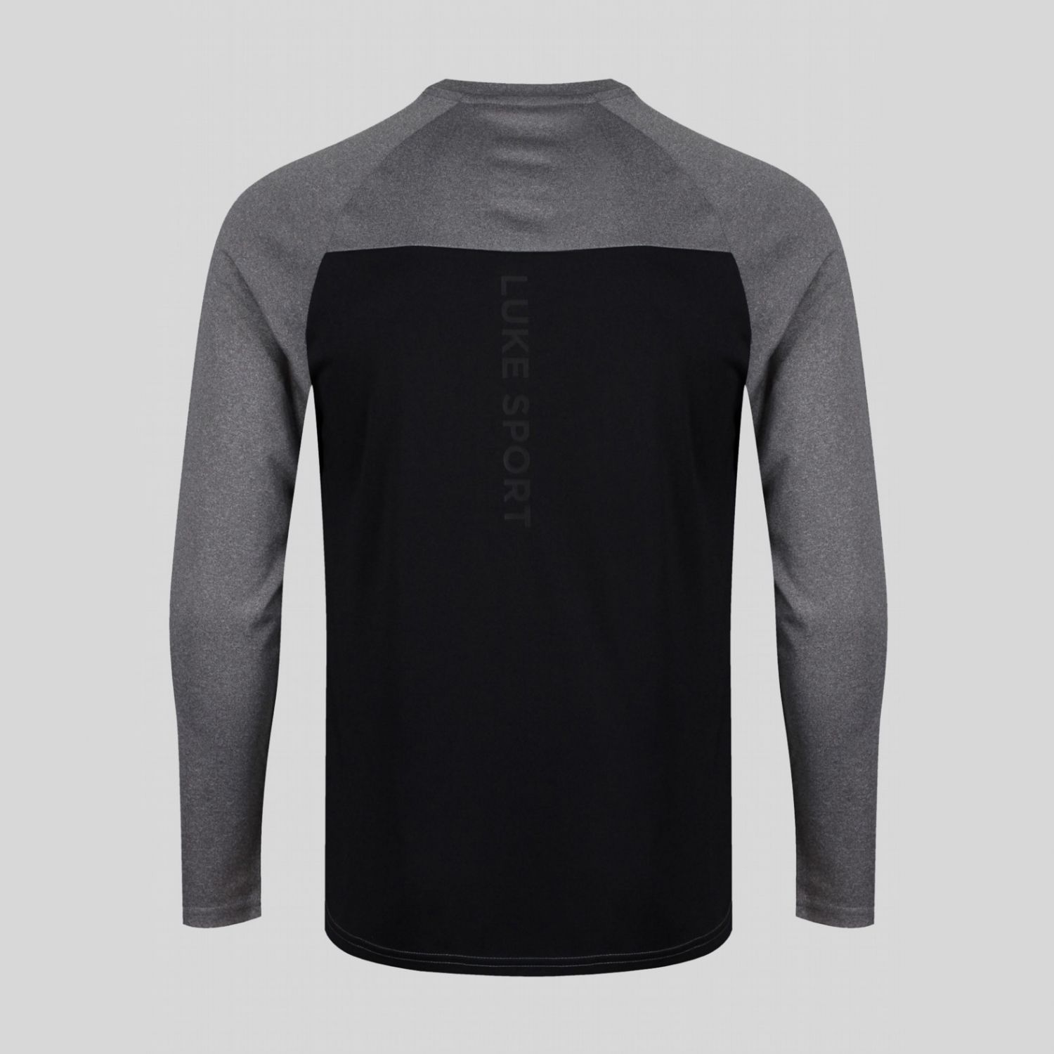 Luke Curl Performance LS Tee - Marl Light Grey