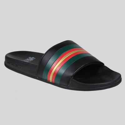 Luke Kellis Sport Stripe Slide - Black