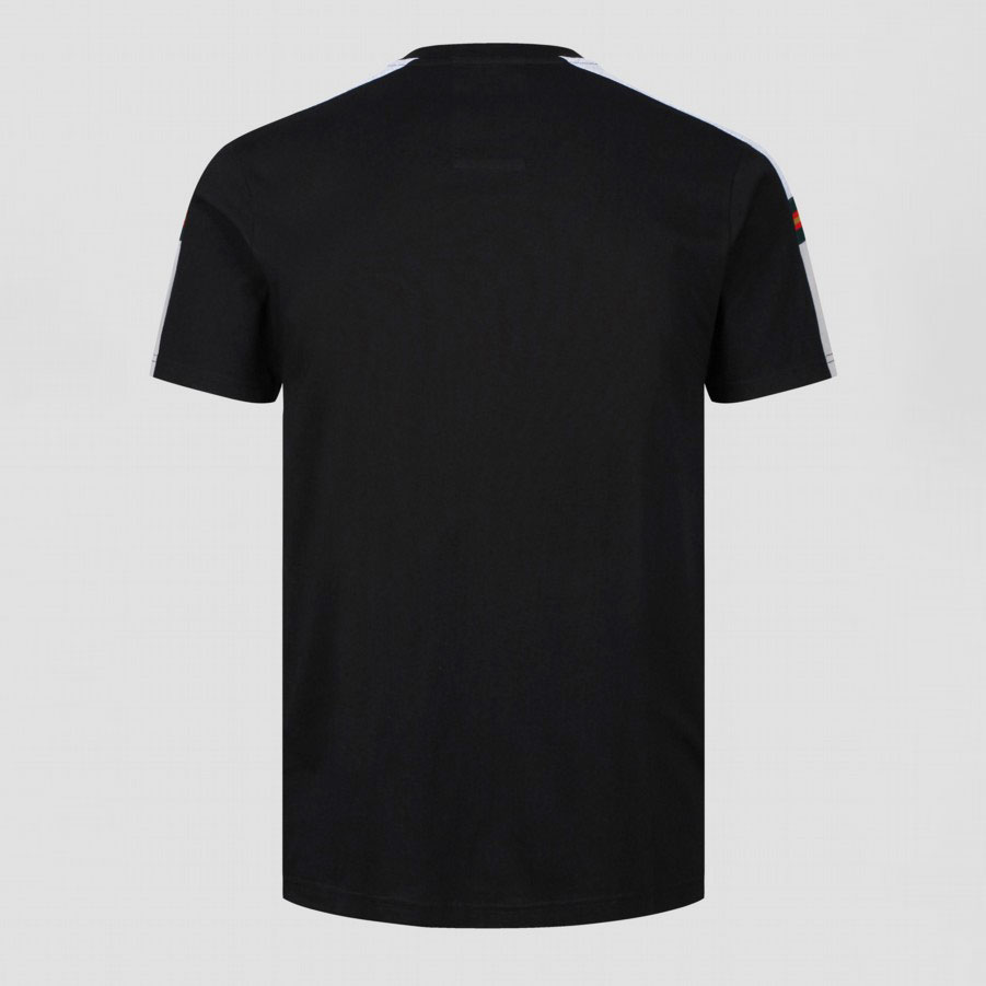 Luke Hail Sport Colour Block Tape Tee - Jet Black