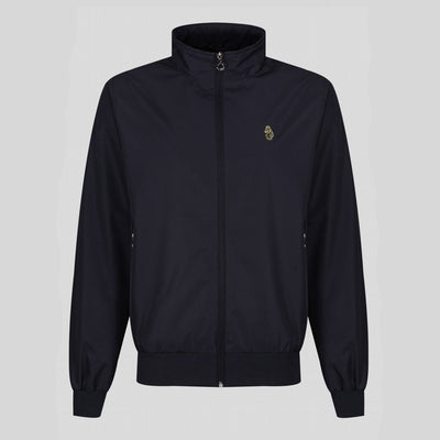 Luke Double Diamond Funnel Neck Jacket - Very Dark Navy