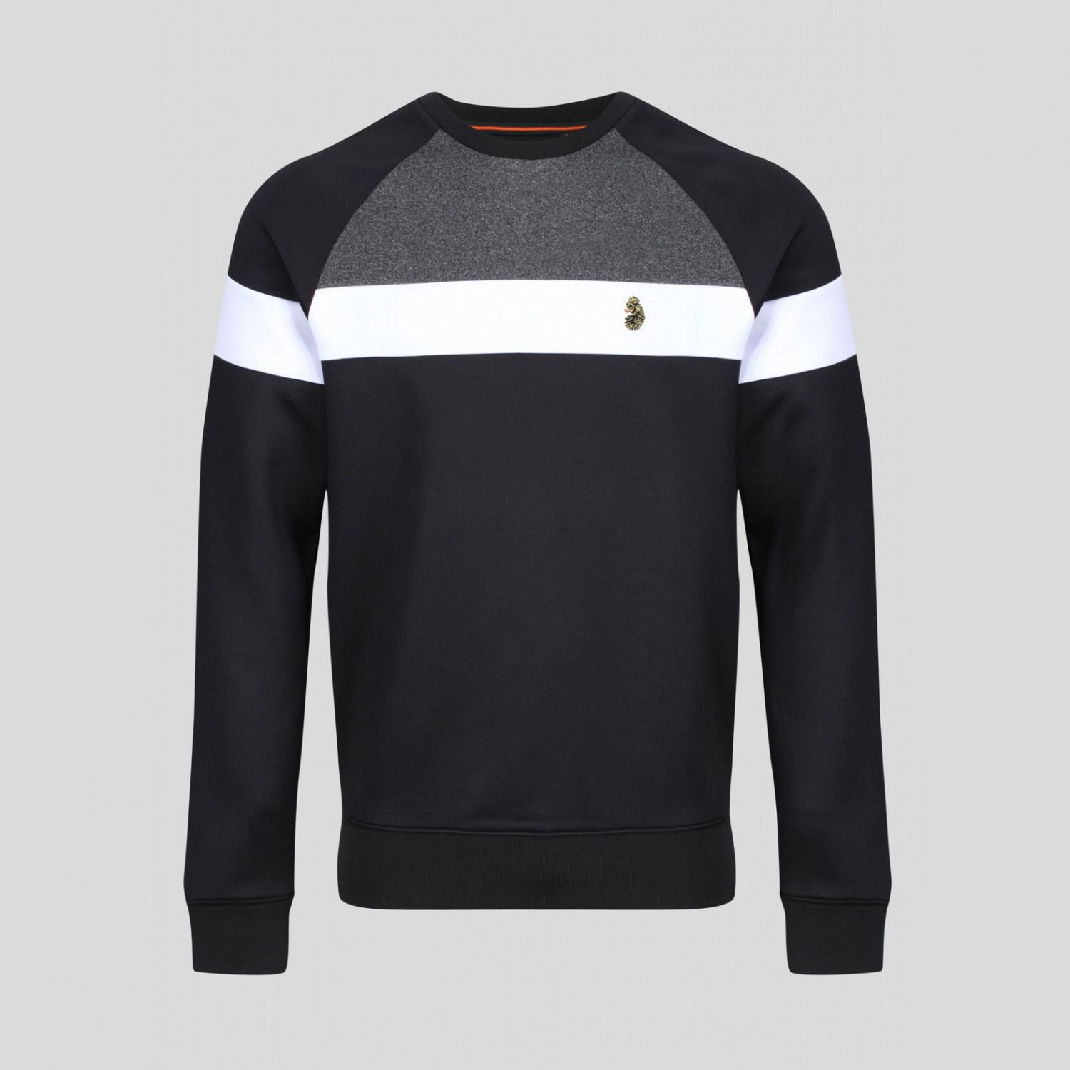 Luke Adam 3 Crew Sweat - Jet Black