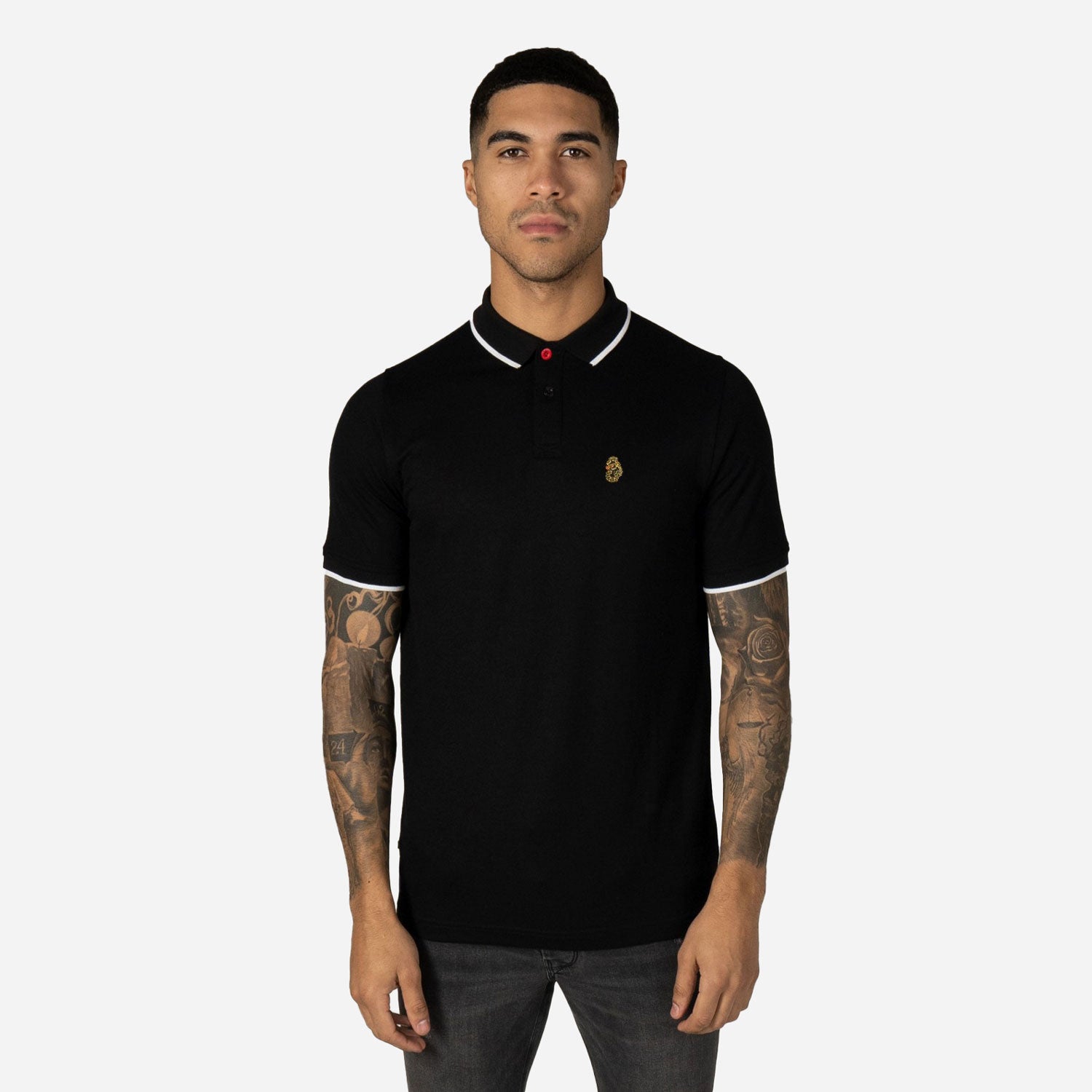 Luke Meadtastic Sport Polo - Jet Black