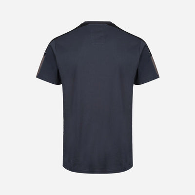 Luke Hail Colourblock Tee - Dark Charcoal