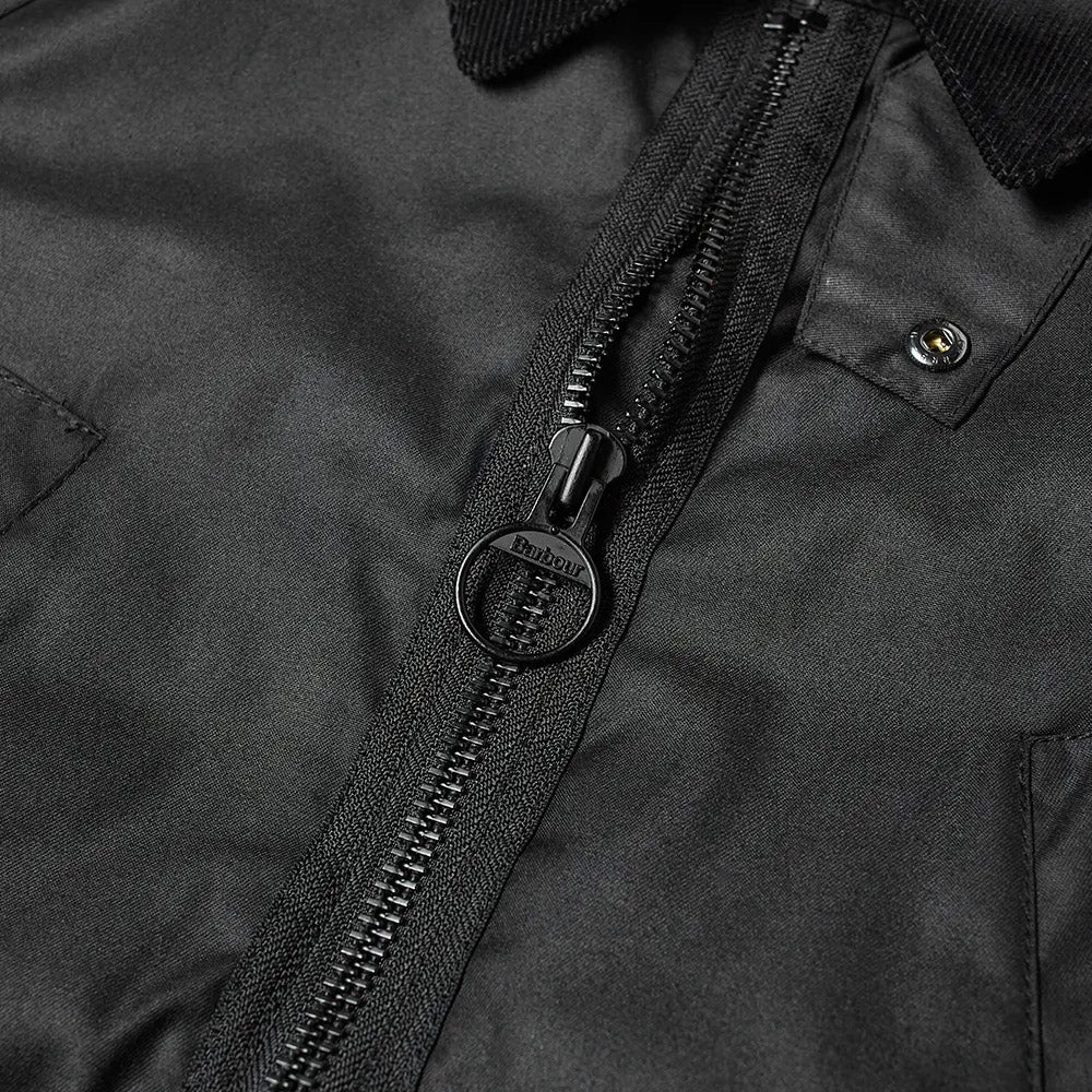 Barbour Beacon Bedale Wax Jacket - Black