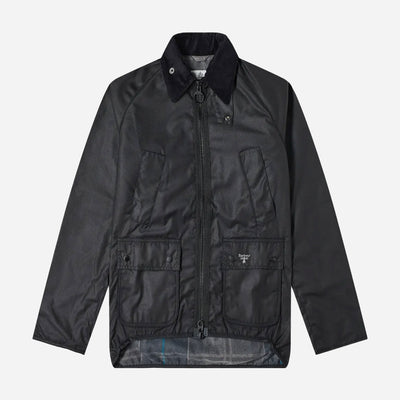 Barbour Beacon Bedale Wax Jacket - Black