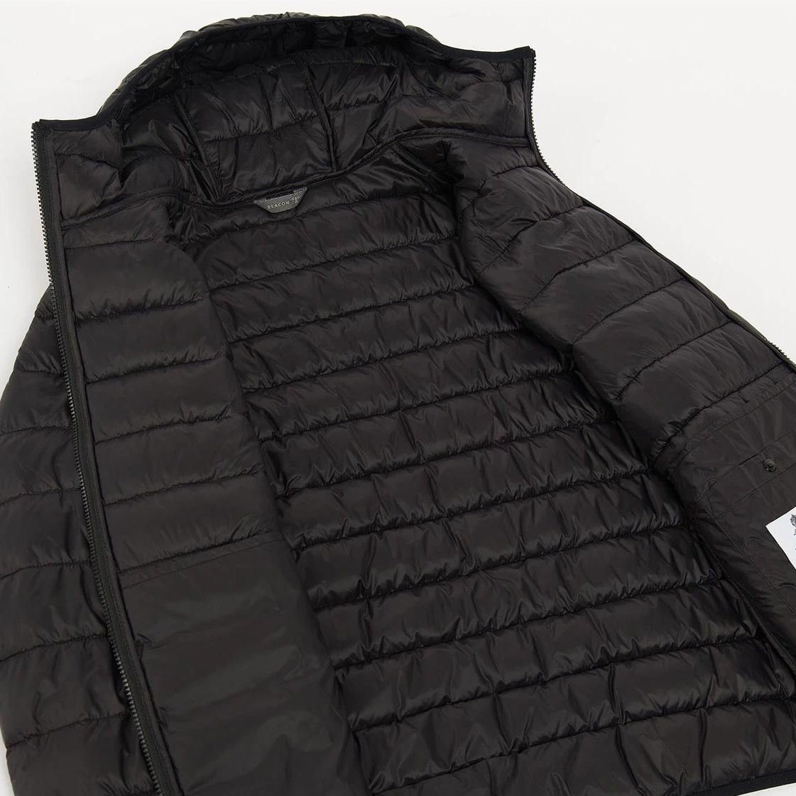 Barbour Beacon Burn Quilted Jacket - Black