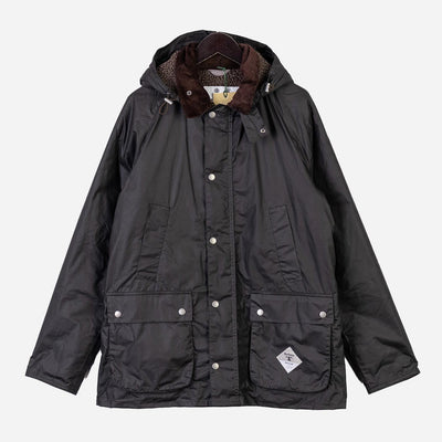 Barbour Beacon Fleece Lined Bedale Wax Jacket - Sage