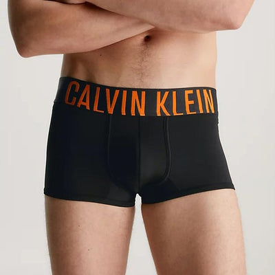 Calvin Klein 2 Pack Low Rise Trunk - Carrot/Mysterioso Logos