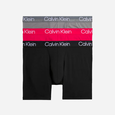 Calvin Klein 3 Pack Boxer Brief - December Sky/Rouge/Black