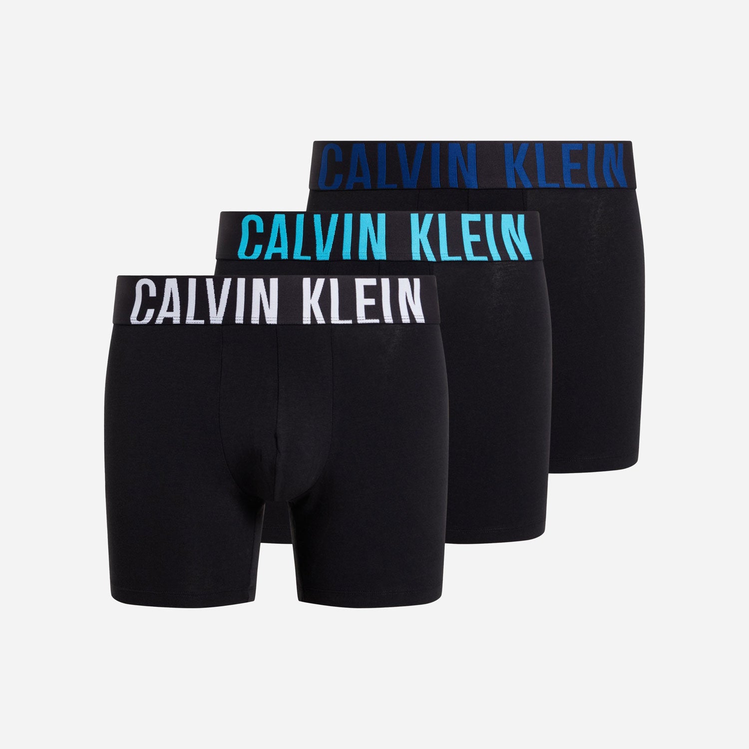 Calvin Klein 3 Pack Boxer Brief - Navy Peony/White/Blue Atoll