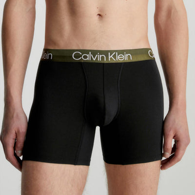 Calvin Klein 3 Pack Boxer Brief - Vapours Grey/Dark Olive/Blue Bry