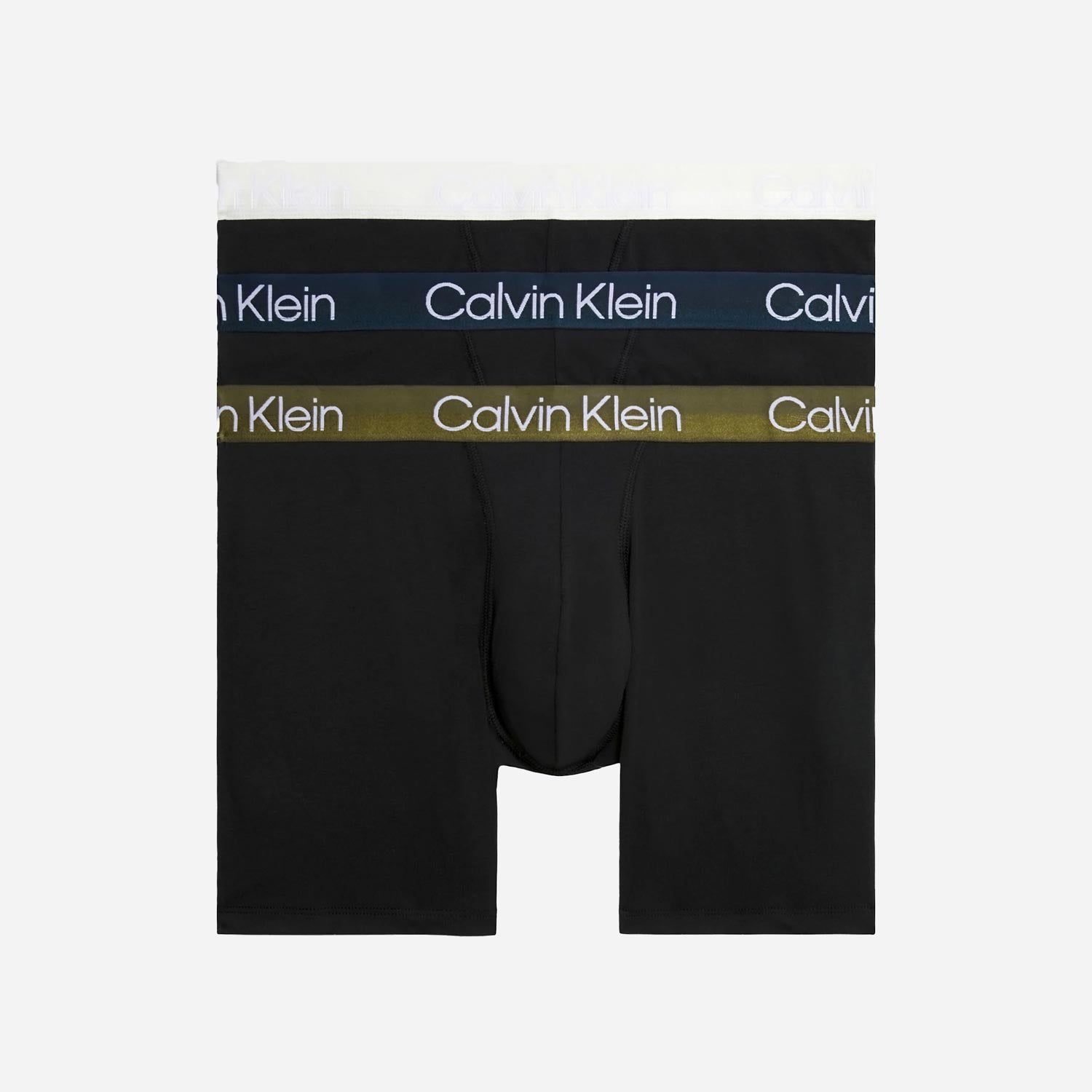 Calvin Klein 3 Pack Boxer Brief - Vapours Grey/Dark Olive/Blue Bry