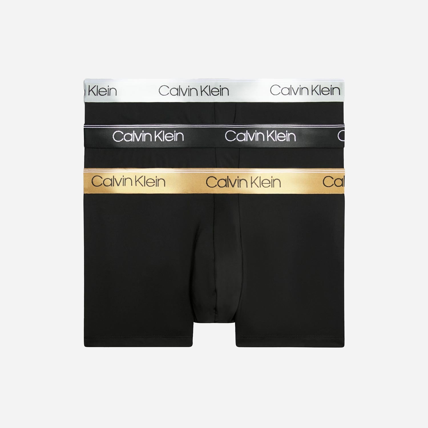 Calvin Klein 3 Pack Low Rise Trunk - Black/Tigers Eye/Lunar Rock