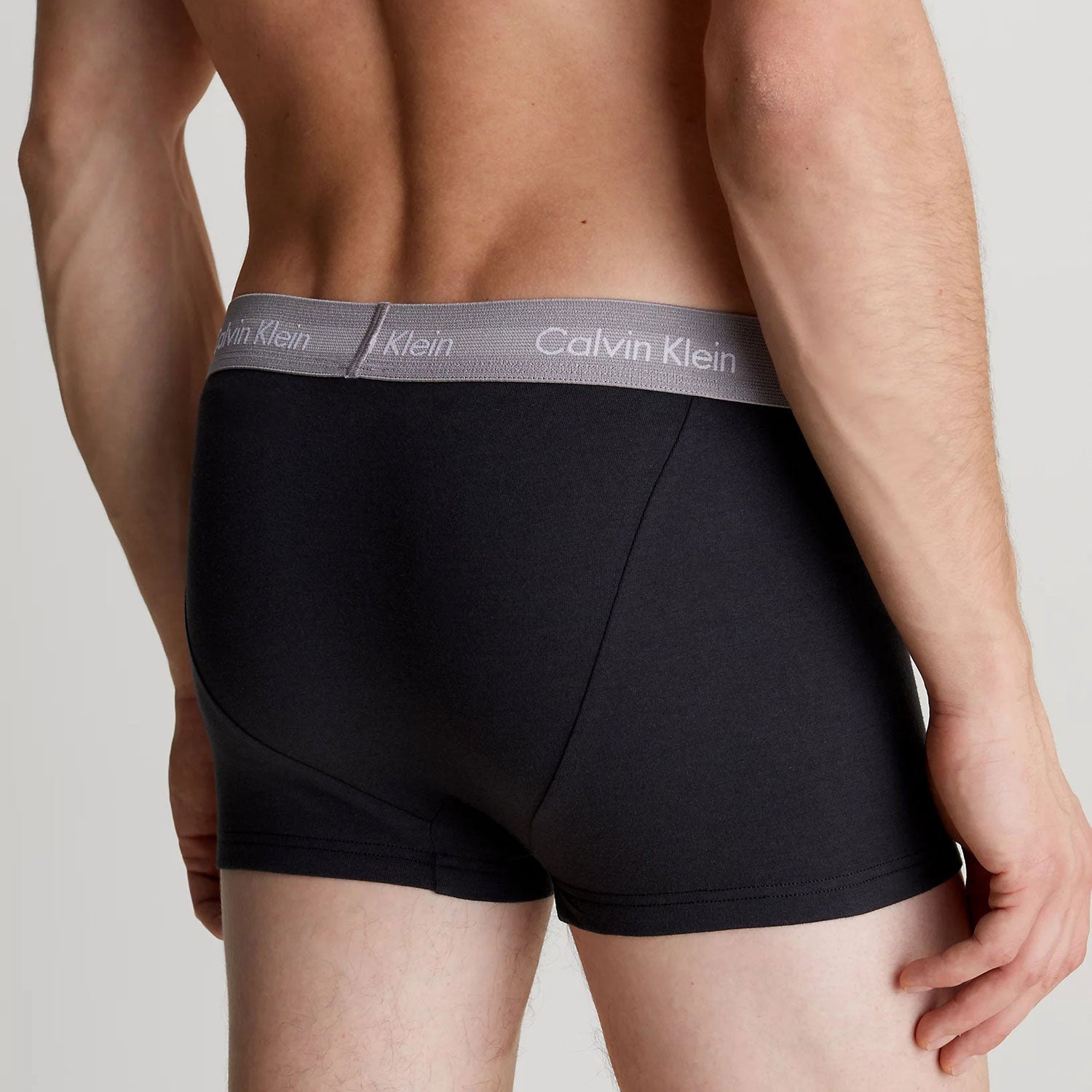 Calvin Klein 3 Pack Low Rise Trunk - Cool Water/Grey Sand/Evn