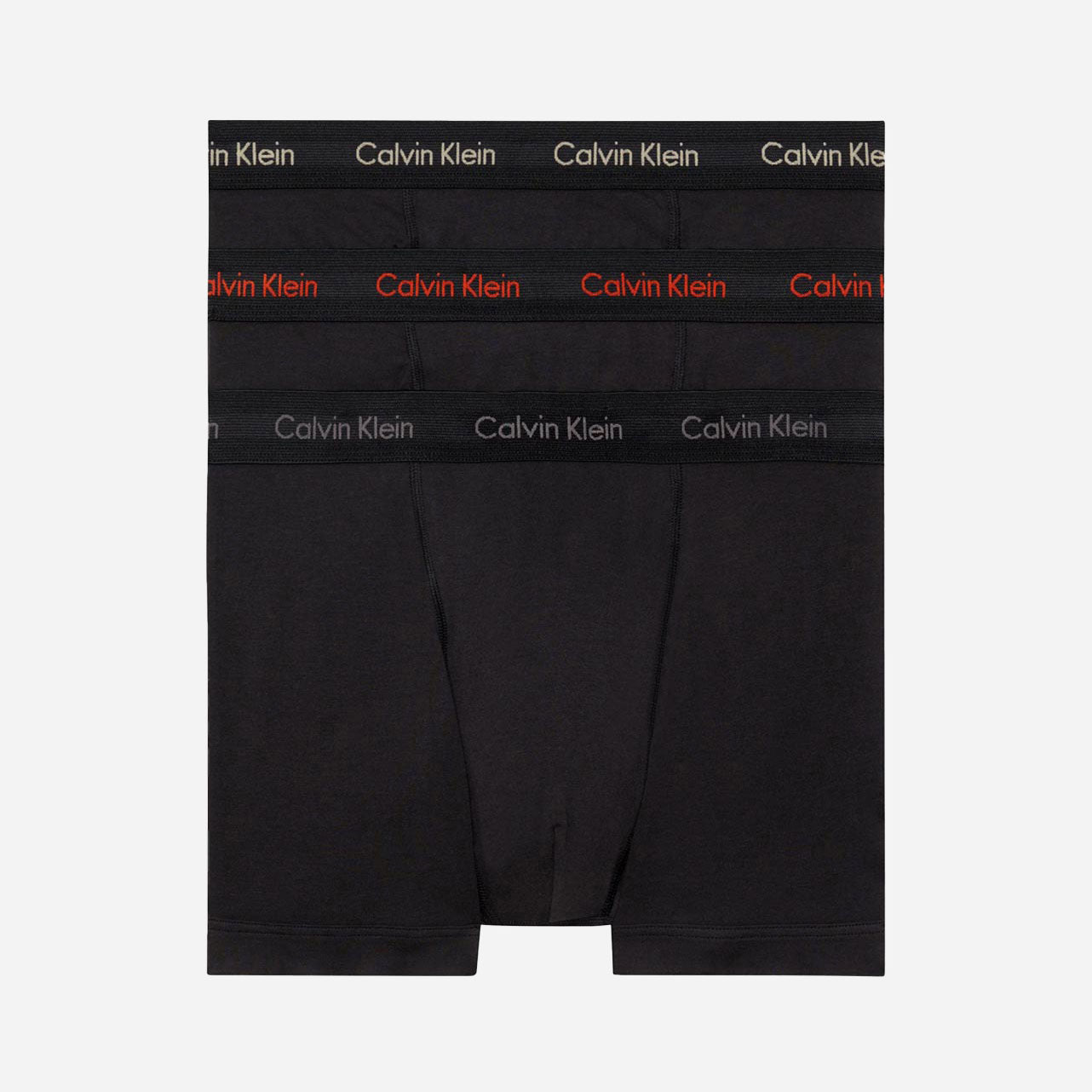 Calvin Klein 3 Pack Trunk - Cherry Kiss/Eiffel Tower/Moss Green Logos