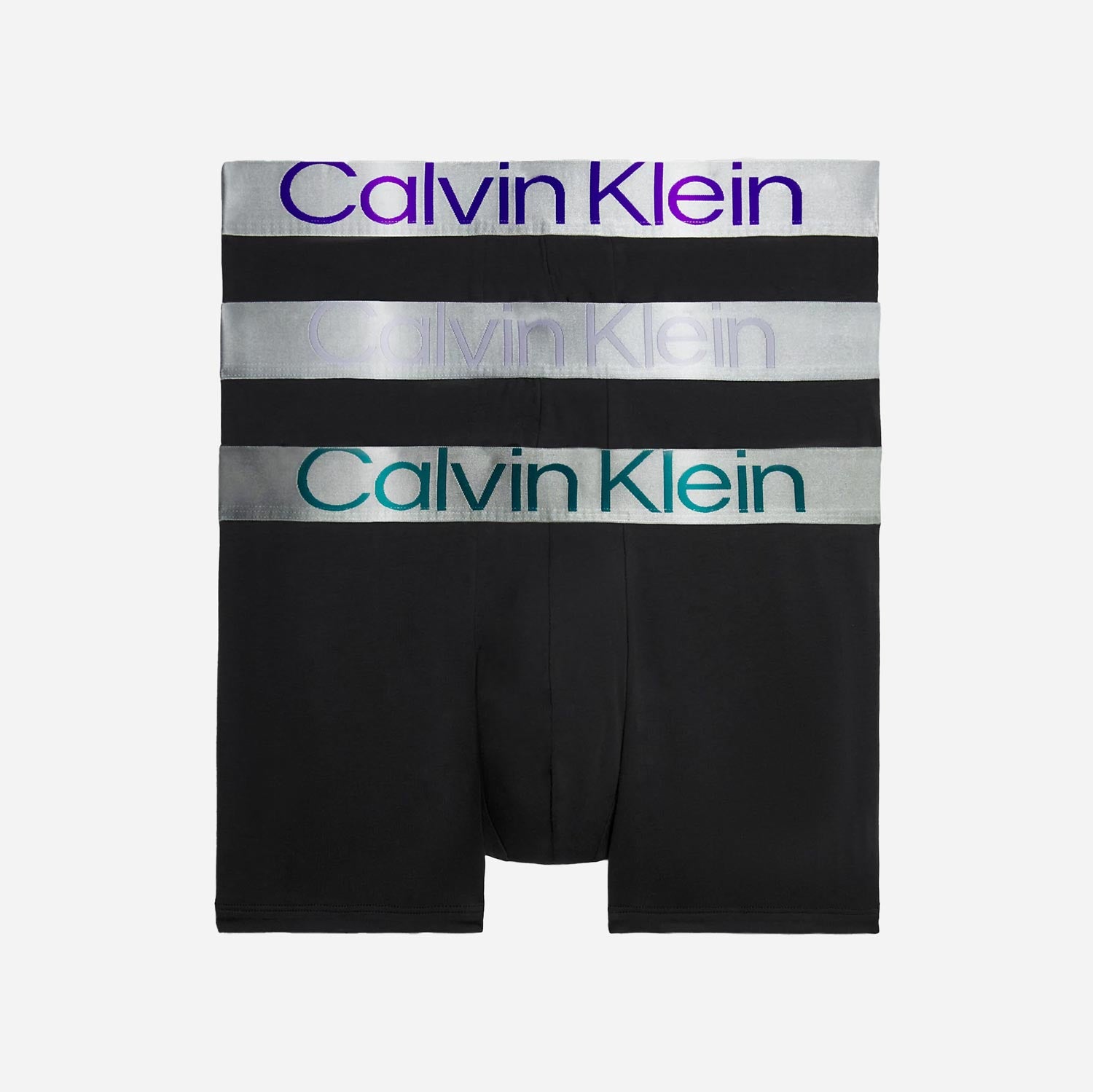 Calvin Klein 3 Pack Trunk - Spacesuit Blue/Dapple Grey/Atlantic Deep