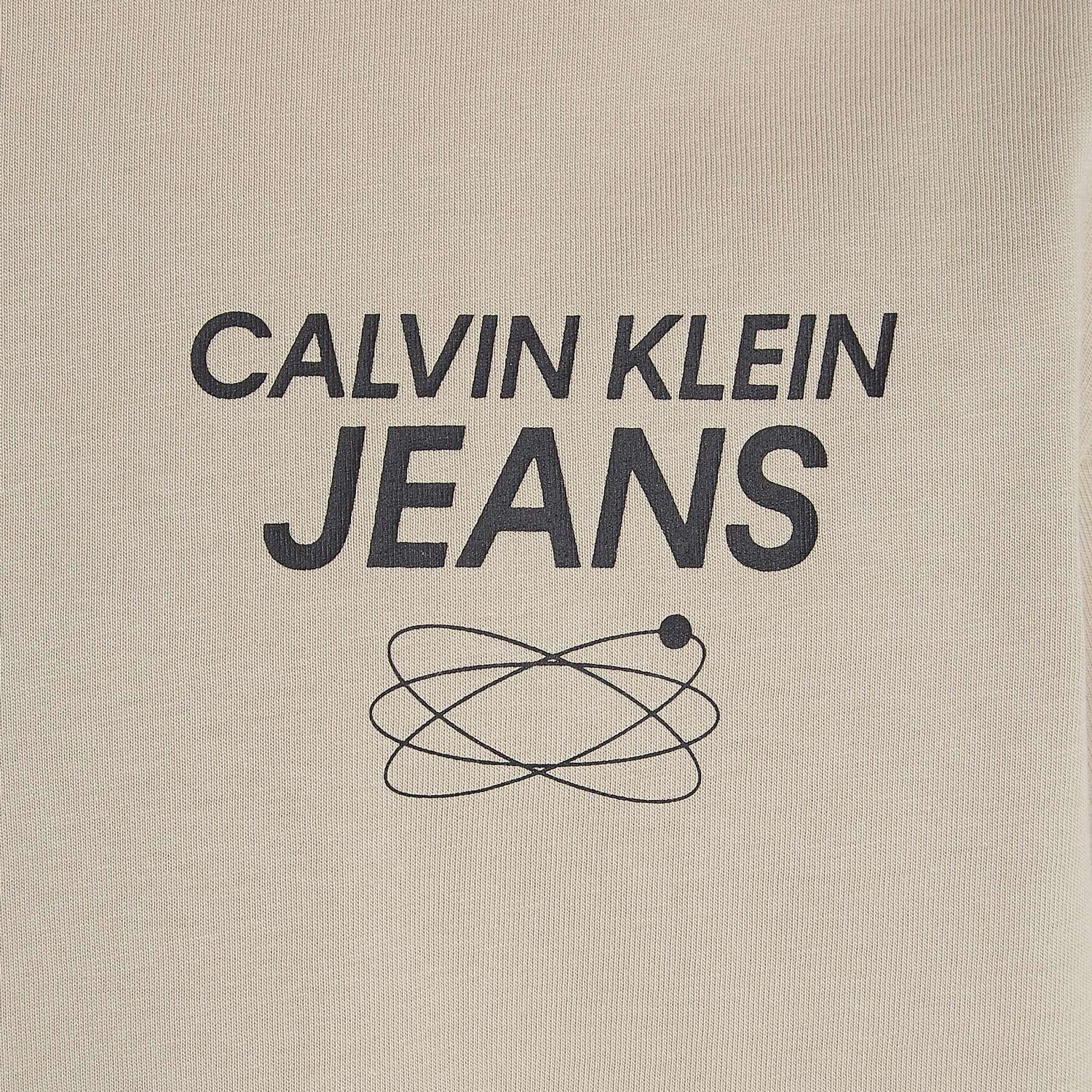 Calvin Klein Future Galaxy Back Graphic Short Sleeve Regular Fit Tee - Plaza Taupe