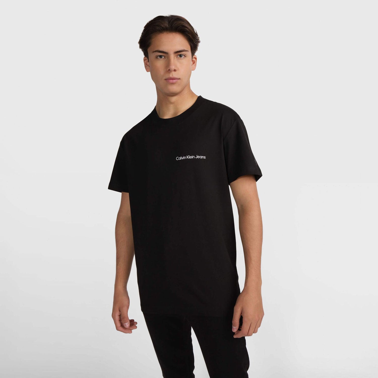 Calvin Klein Institutional Regular Fit Short Sleeve Tee - CK Black