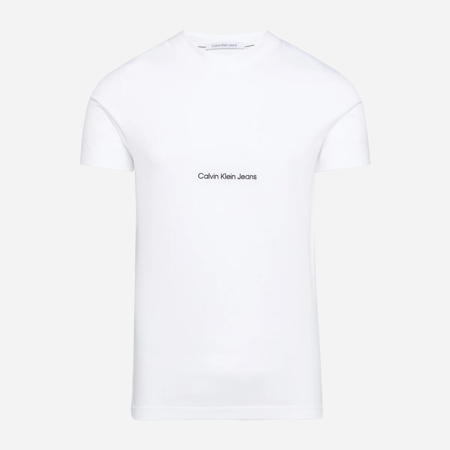 Calvin Klein Institutional Slim Fit Short Sleeve Tee - Bright White