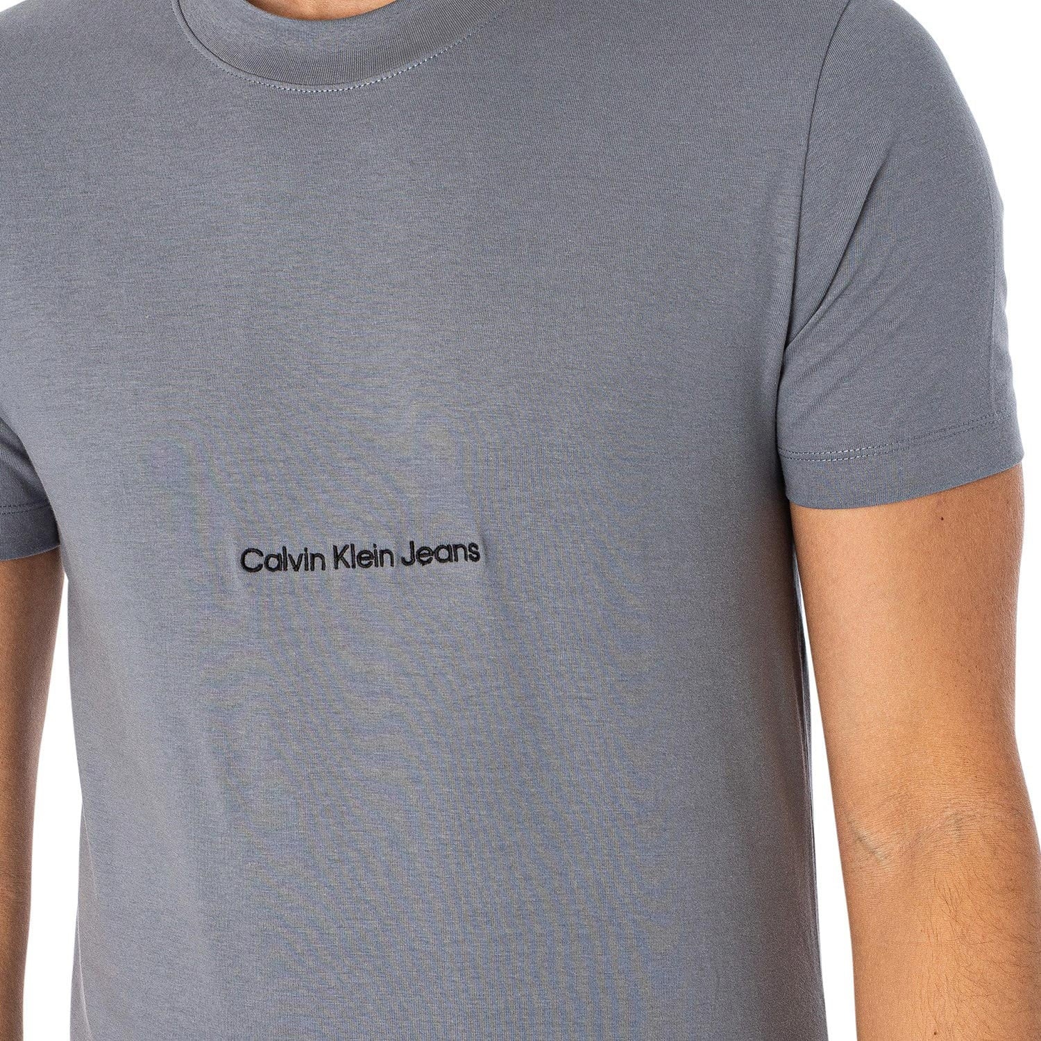 Calvin Klein Institutional Slim Fit Short Sleeve Tee - Overcast Grey