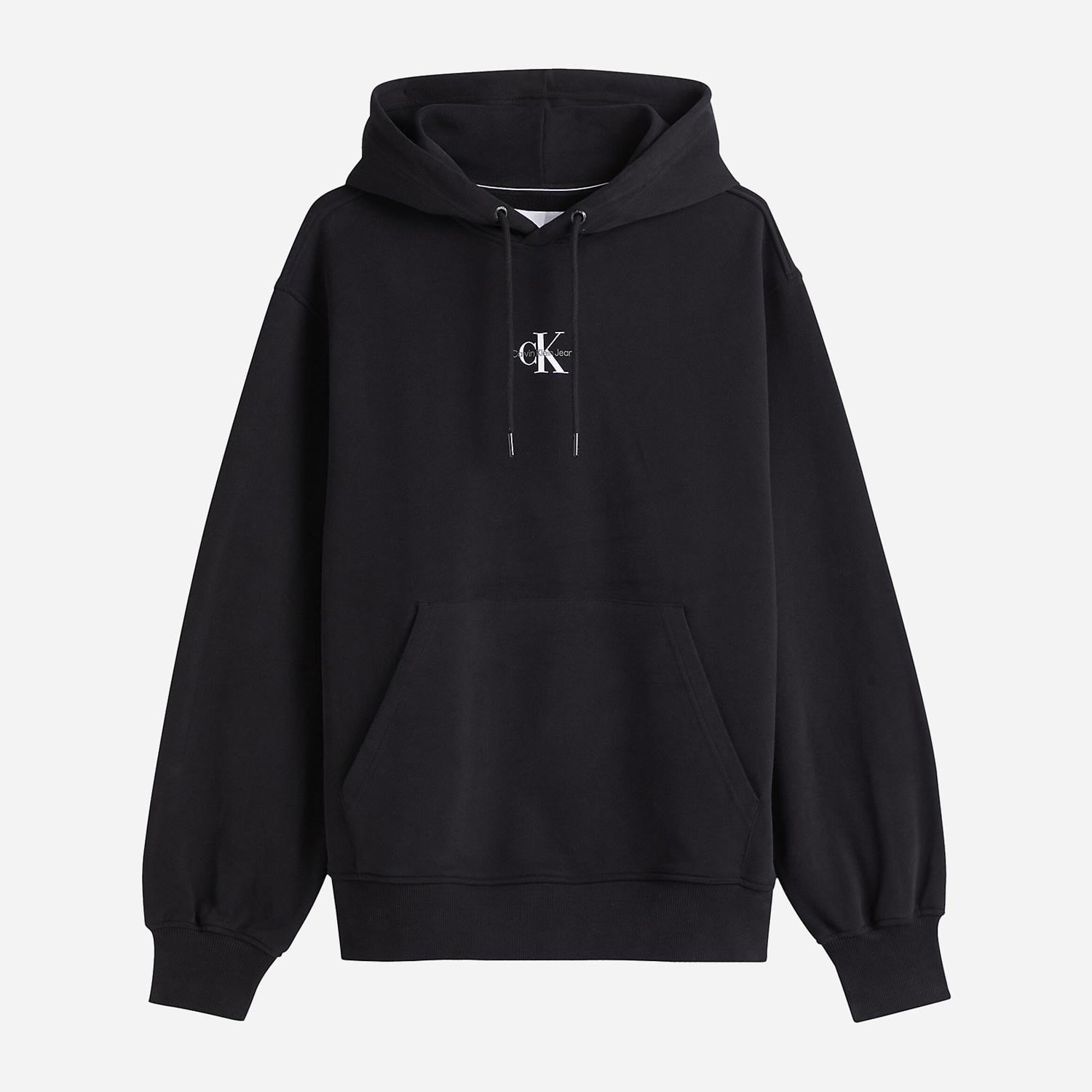 Calvin Klein Micro Monologo Hoodie - Black