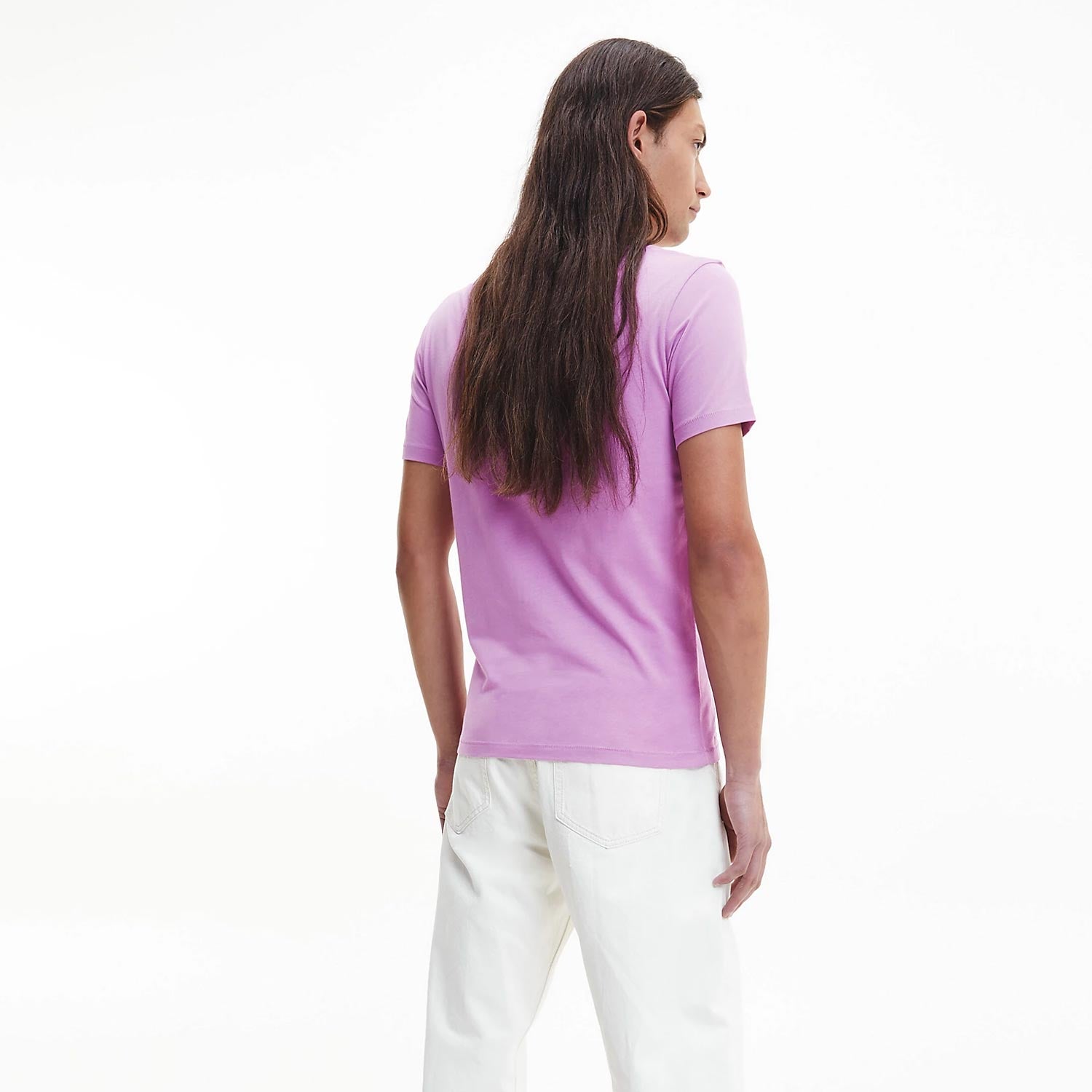 Calvin Klein Sesonal Monologo Tee - Iris Orchid