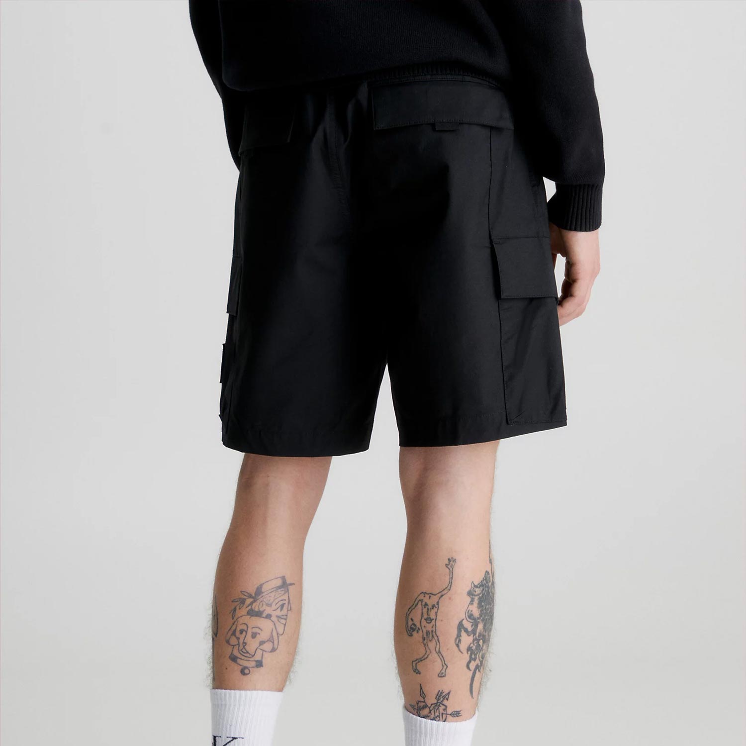 Calvin Klein Washed Regular Fit Cargo Short - CK Black