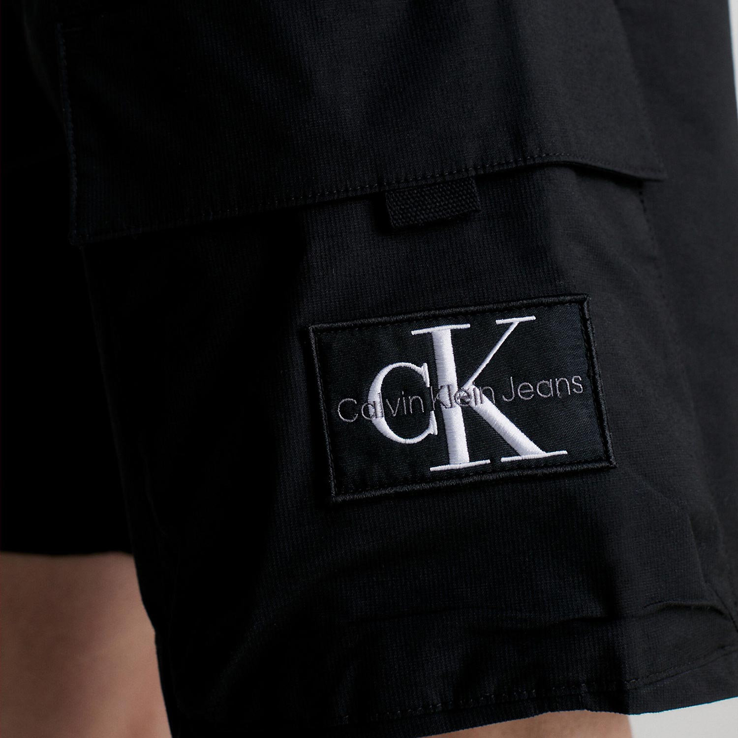 Calvin Klein Washed Regular Fit Cargo Short - CK Black