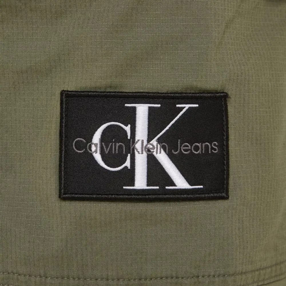 Calvin Klein Washed Regular Fit Cargo Short - Dusty Olive