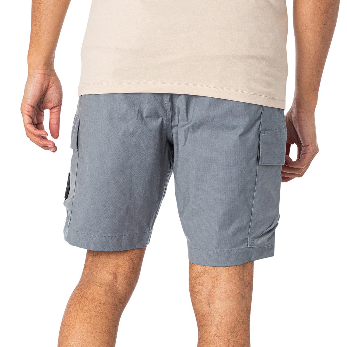 Calvin Klein Washed Regular Fit Cargo Short - Overcast Grey