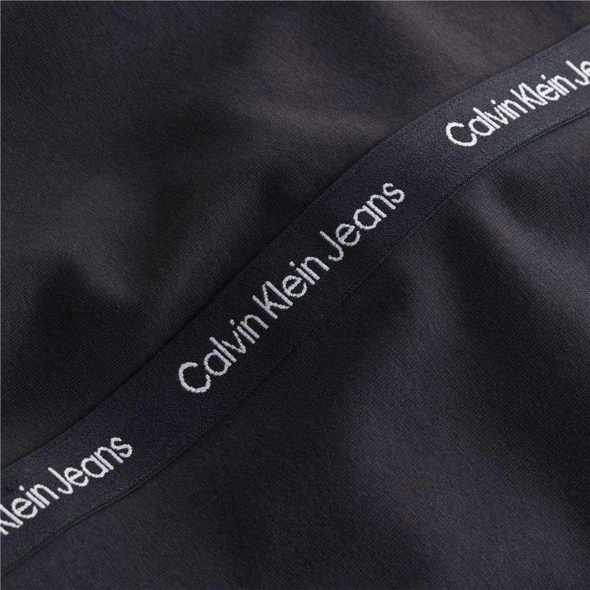 Calvin Klein Women's Logo Elastic Cycling Slim Fit Short - CK Black