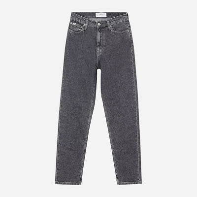 Calvin Klein Women's Regular Taper Fit Mom Jean - Denim Grey