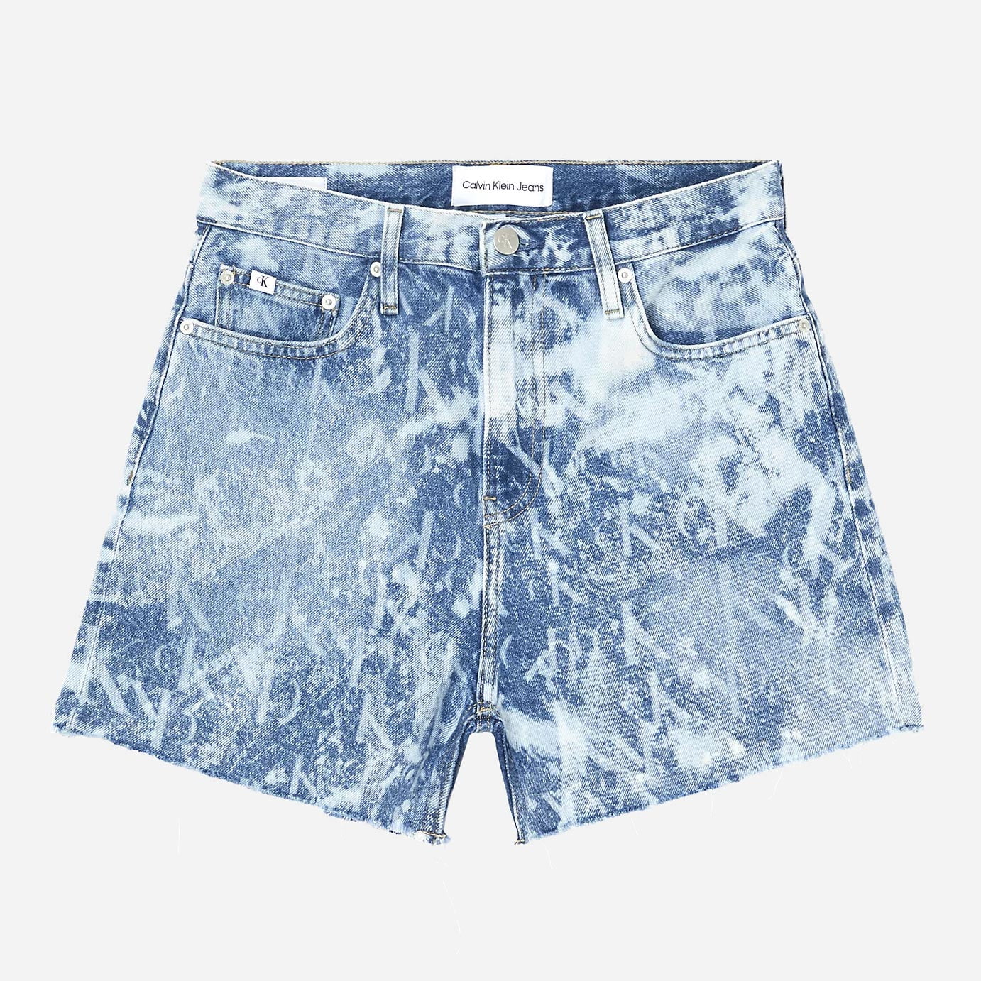 Calvin Klein Women's Mom Short - Denim Light