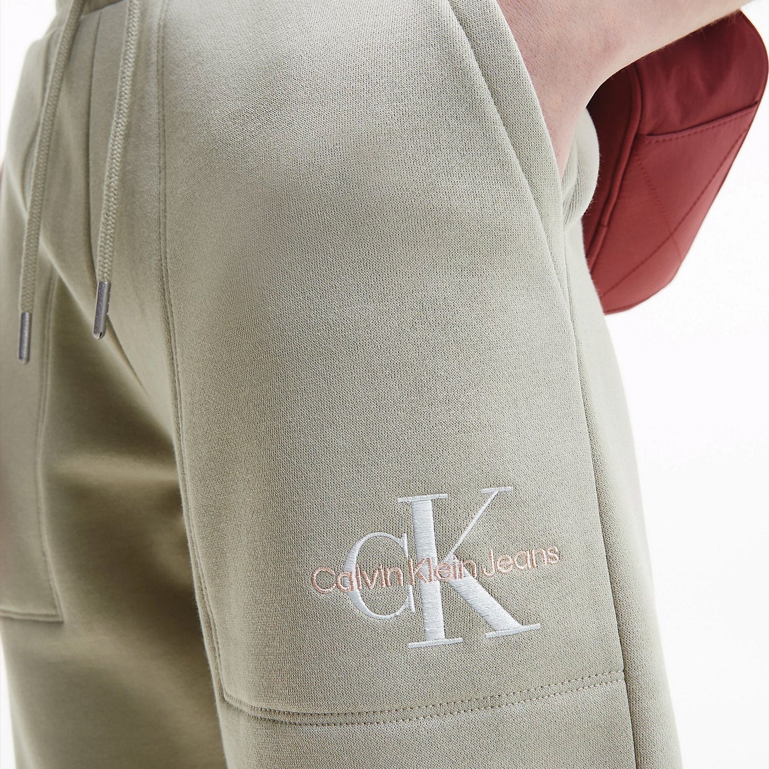 Calvin Klein Women's Monogram Cuffed Jogger - Wheat Fields