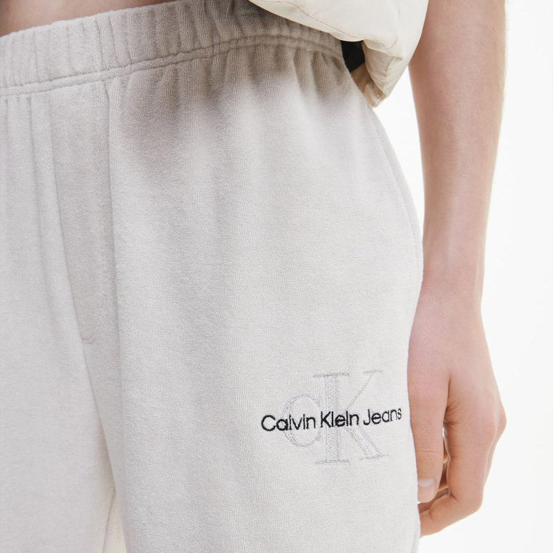 Calvin Klein Women's Monogram Towelling Jogger - Eggshell