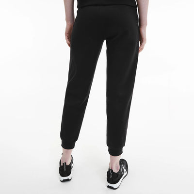 Calvin Klein Women's Monologo Cuffed Jogger - Black