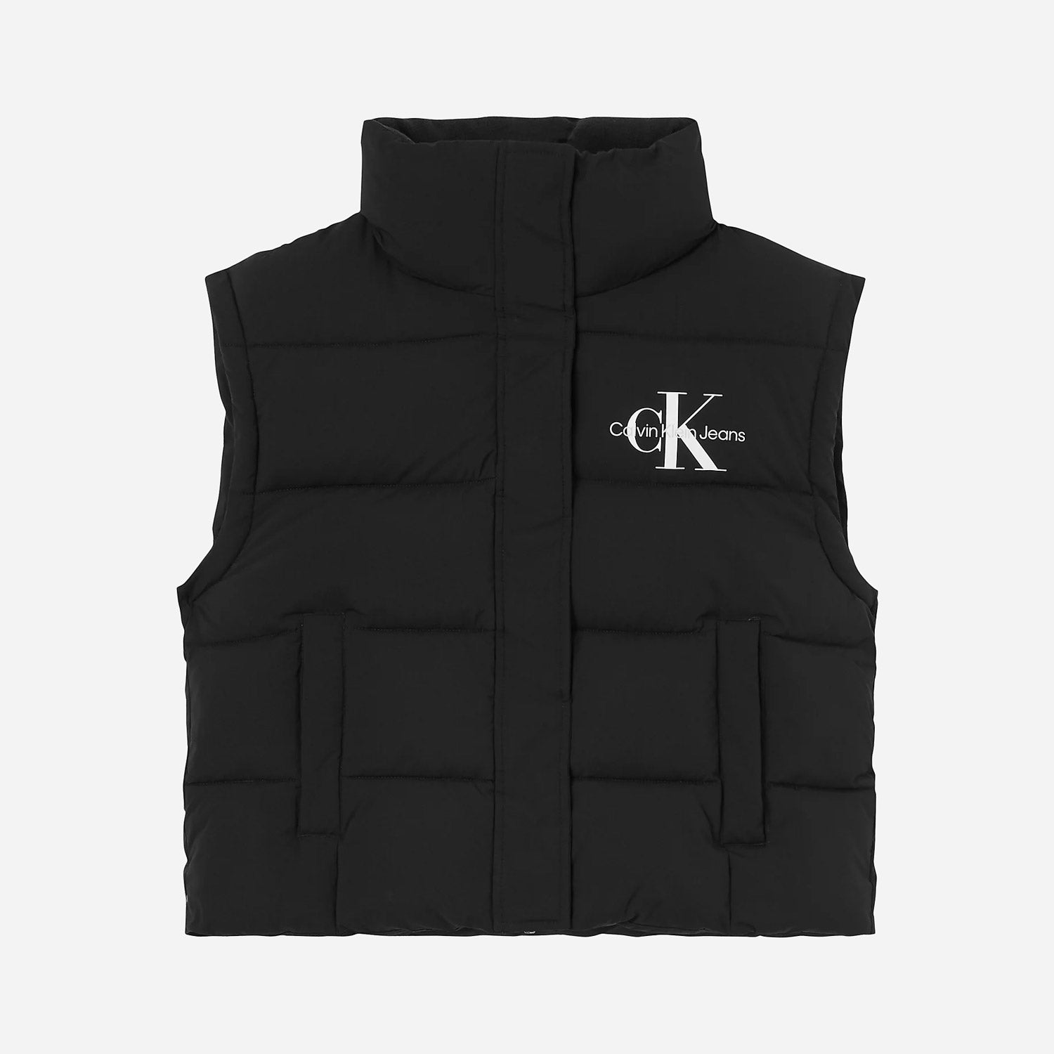 Calvin Klein Women's Monologo Vest - Black