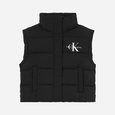 Calvin Klein Women's Monologo Vest - Black