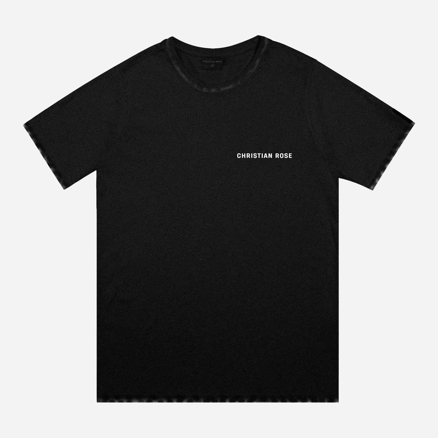 Christian Rose Latest Edition Back Print Tee - Black Acid