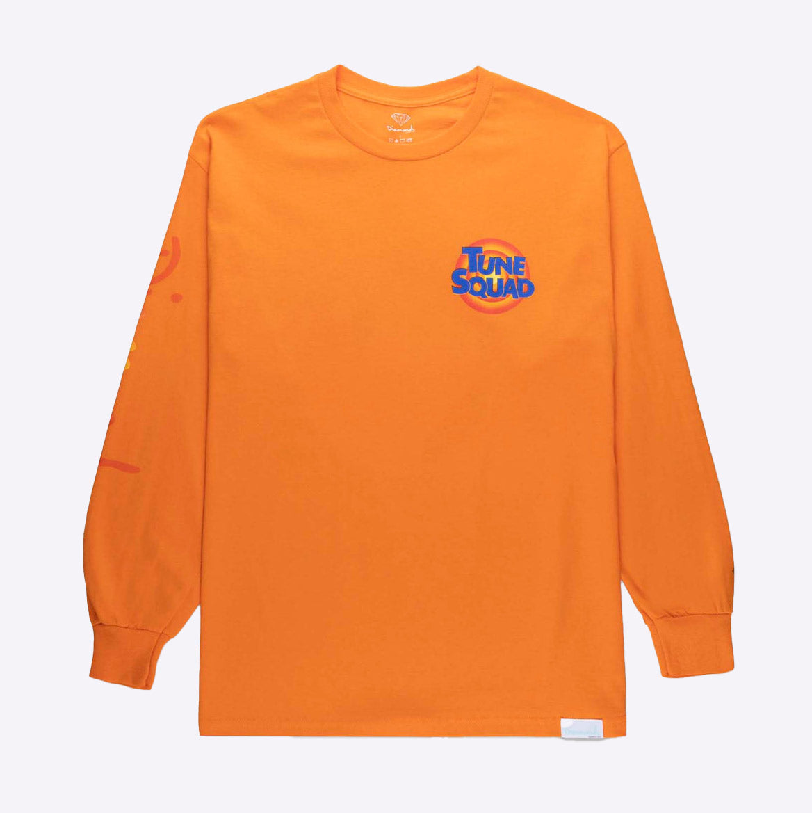 Diamond X Space Jam Welcome To The Jam Long Sleeve Tee - Orange