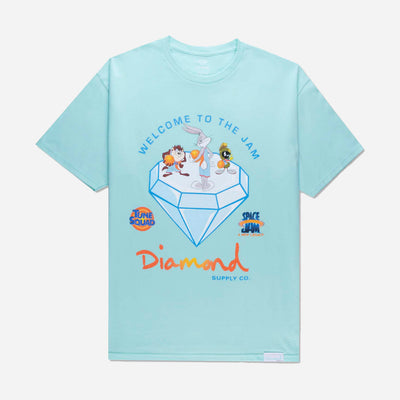 Diamond X Space Jam Welcome To The Jam Tee - Blue