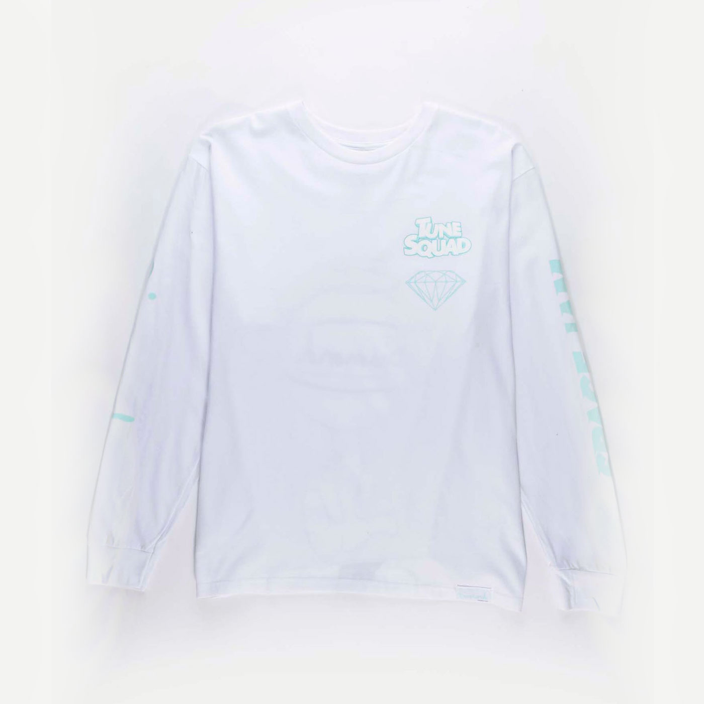 Diamond X Space Jam Tune Squad Diamond Long Sleeve Tee - White