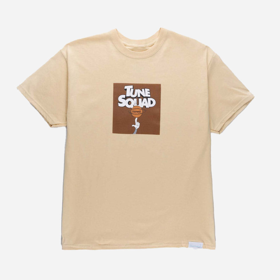 Diamond X Space Jam Tune Squad Diamond Ball Tee - Tan