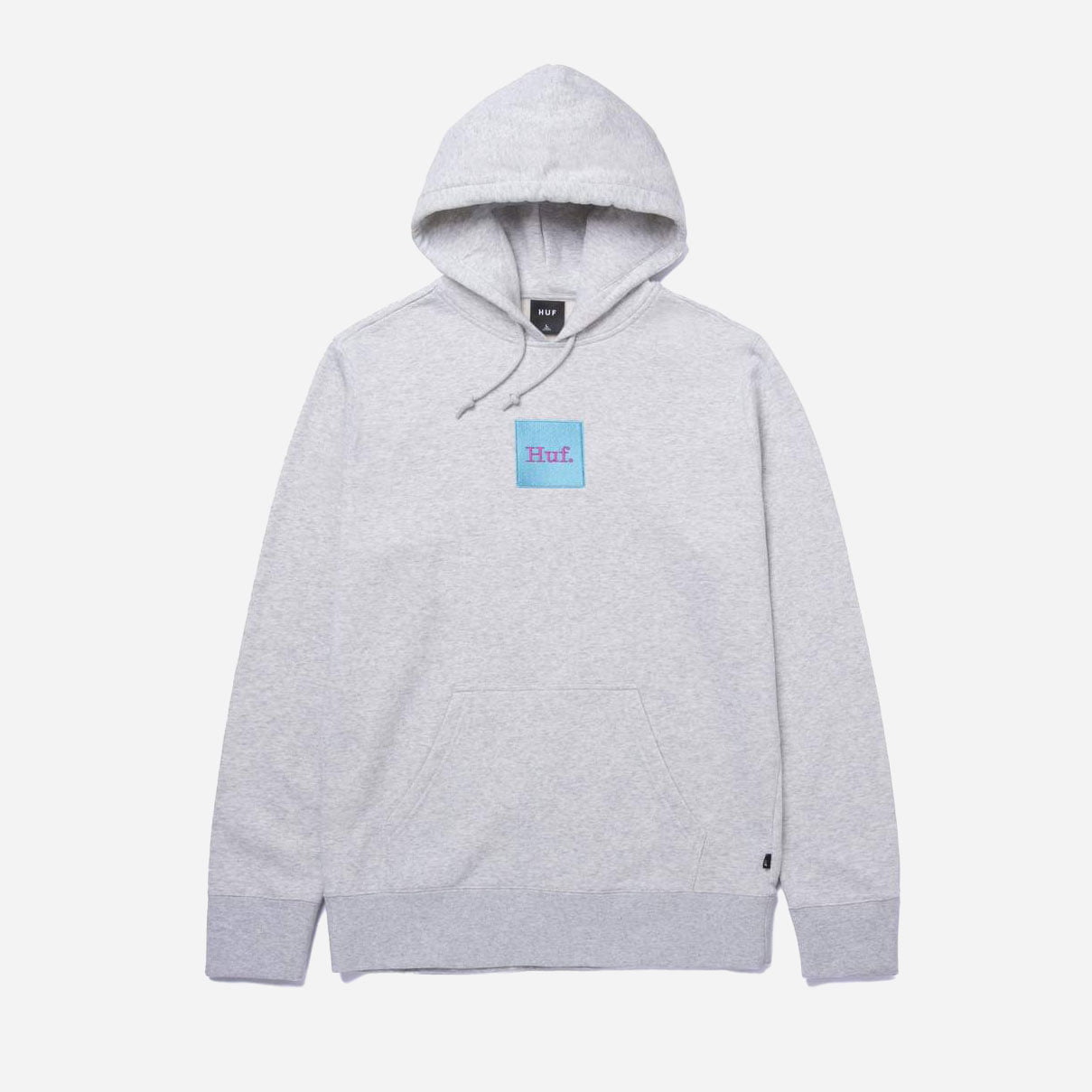 HUF Domestic Box Embroided PO Hoodie - Athletic Heather