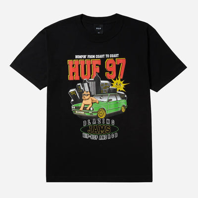 HUF Blazing Jams Tee - Black