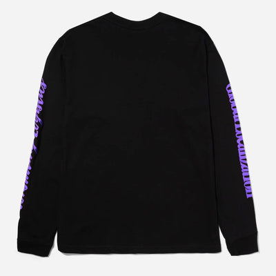 HUF Co Regular Fit Long Sleeve Tee - Black