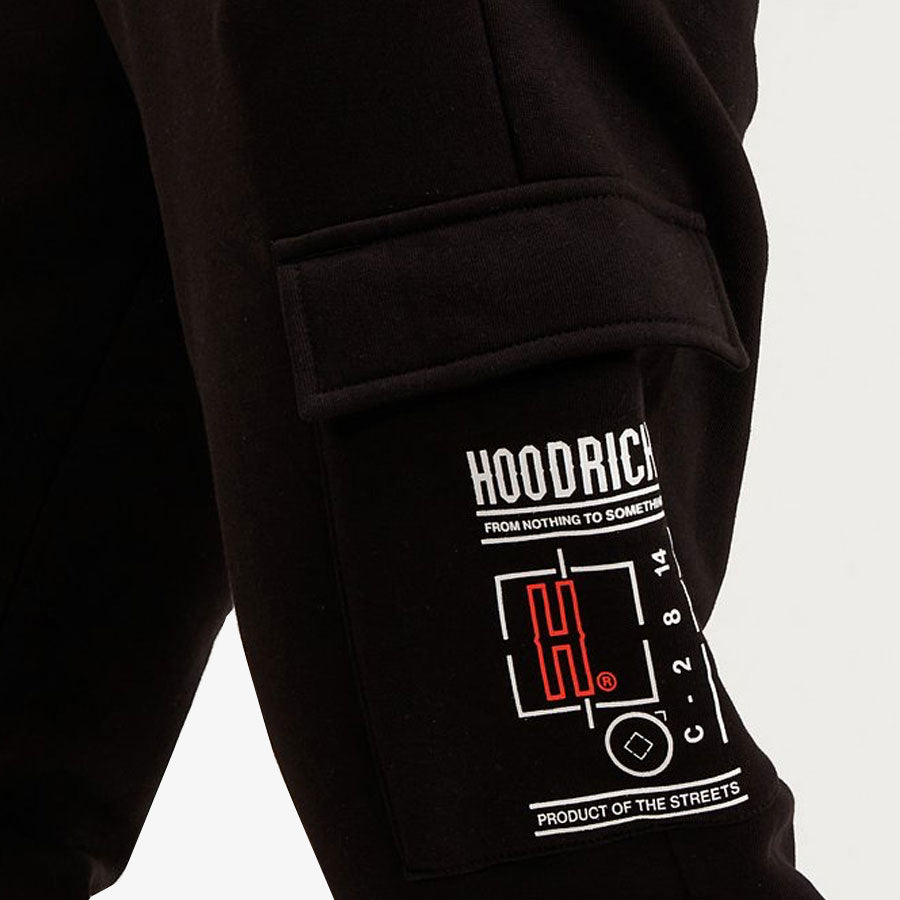 Hoodrich OG Akira V5 Cargo Jogger - Black/White/Lychee